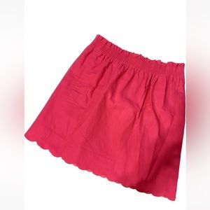 J. Crew bright pink skirt size 8, never worn, NWT